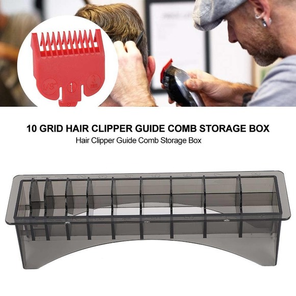 Rectangular Plastic Guide Comb Storage Box - Picture 7 of 16